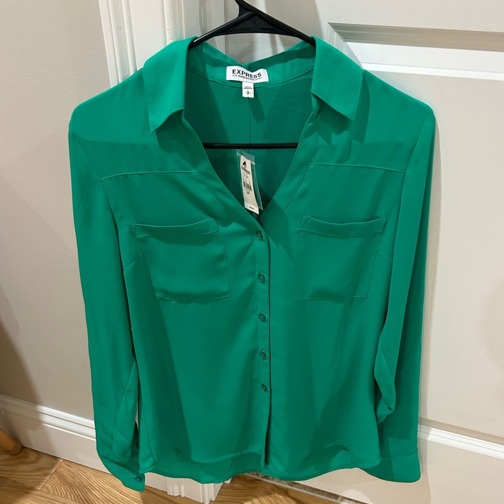 Women's Green Blouse
